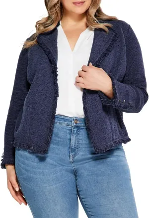 NIC ZOE Women's Fringe Mix Jacket