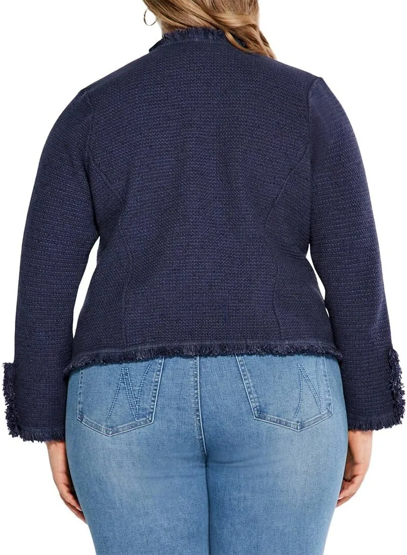 NIC ZOE Women's Fringe Mix Jacket