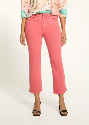 Olivia Boot Crop Denim, Coral