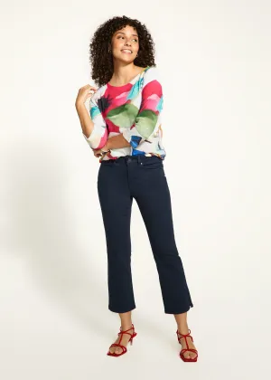 Olivia Boot Crop Denim, Navy