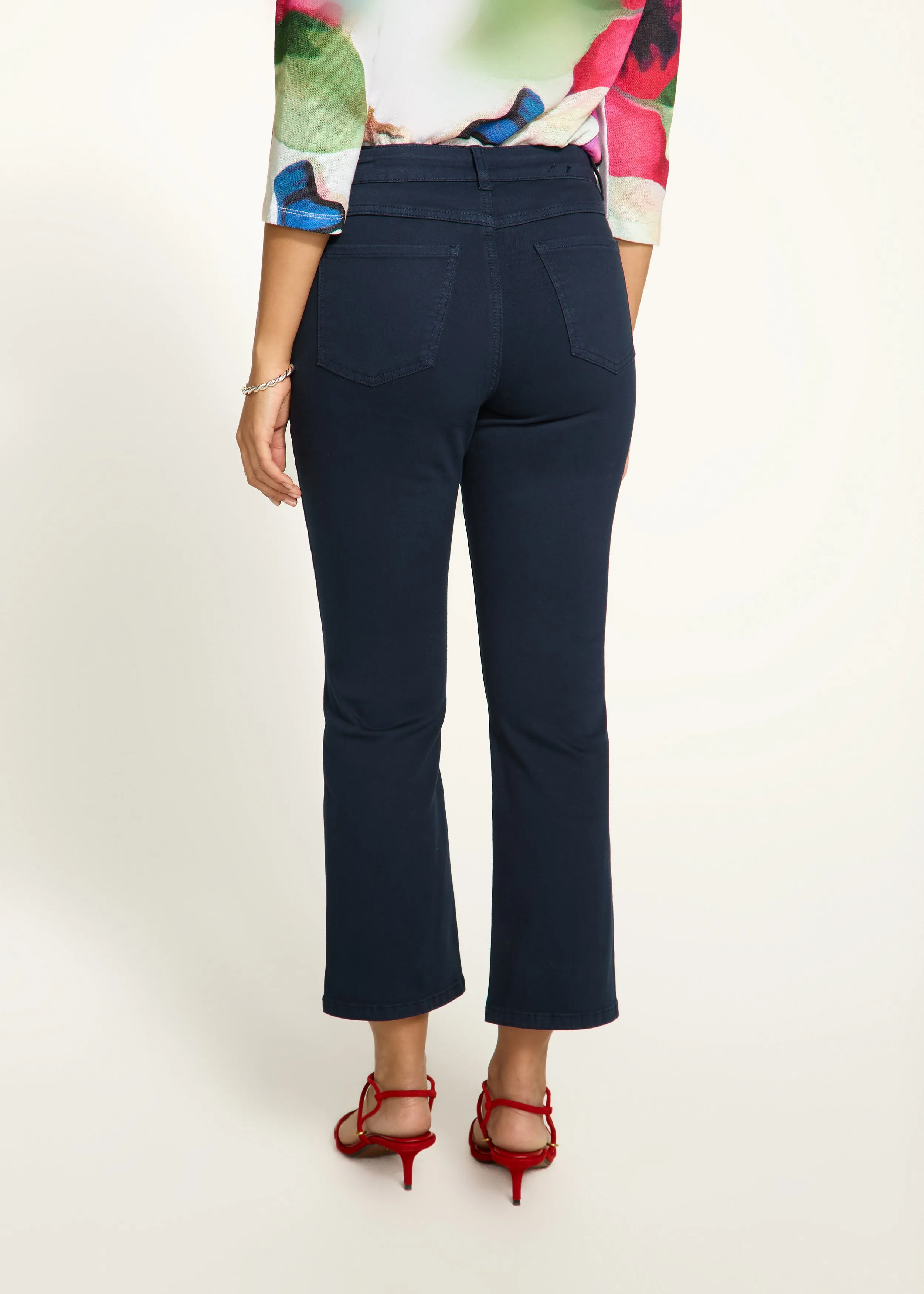 Olivia Boot Crop Denim, Navy