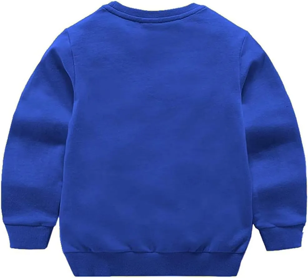 PTPuke Toddler Boys Girls Solid Cotton Thin Sweatshirt Long Sleeve top T-Shirts