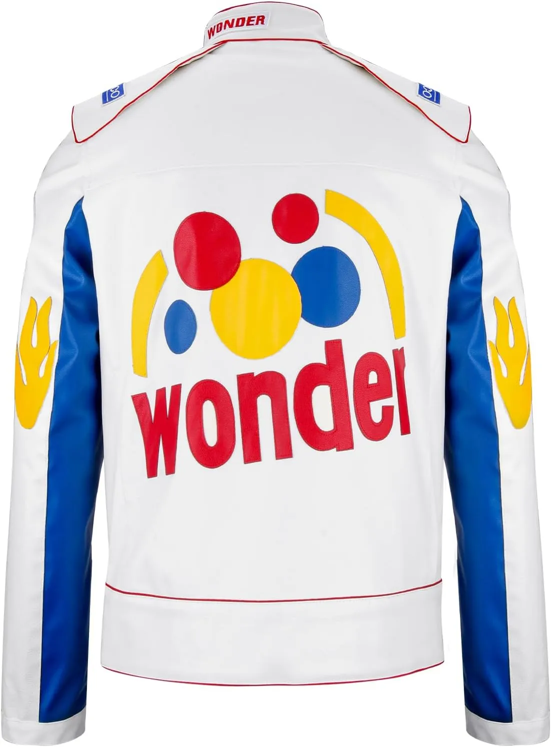Ricky Bobby Racing Leather Jacket Adult Men Talladega Nights Wonder Halloween Costume Bomber Leather Jacket