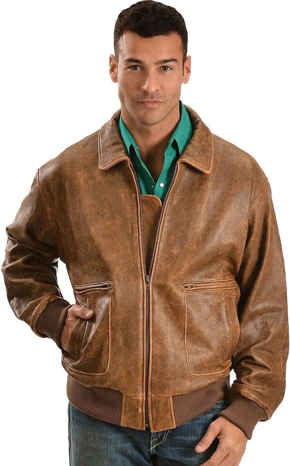 Scully Men's Vintage Bomber Jacket - 714-12