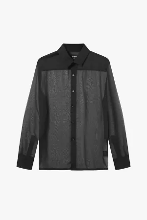Sheer Long Sleeve Shirt