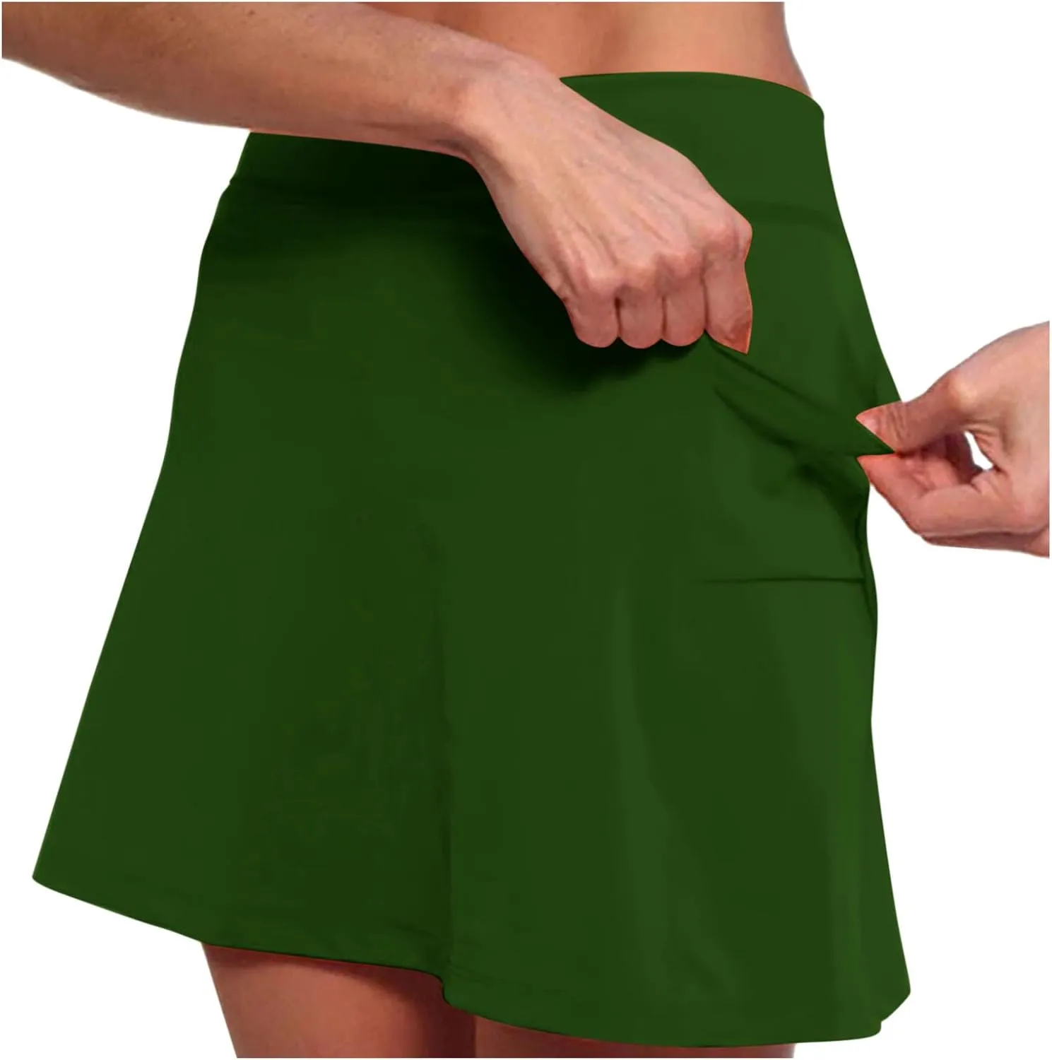 Skorts for Women with Pockets High Waisted Athletic Shorts Tennis Golf Yoga Skirts Shorts Lightweight Workout Skorts