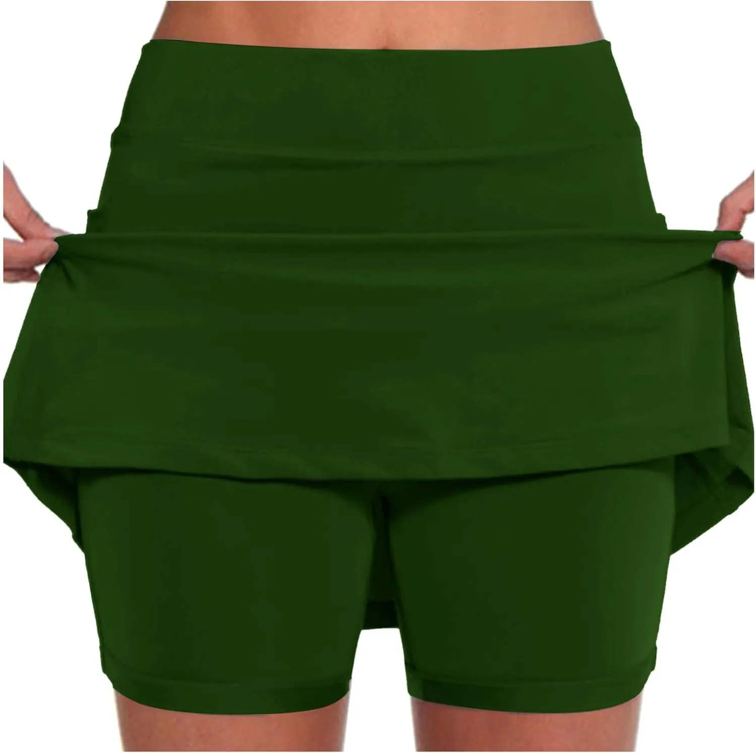 Skorts for Women with Pockets High Waisted Athletic Shorts Tennis Golf Yoga Skirts Shorts Lightweight Workout Skorts