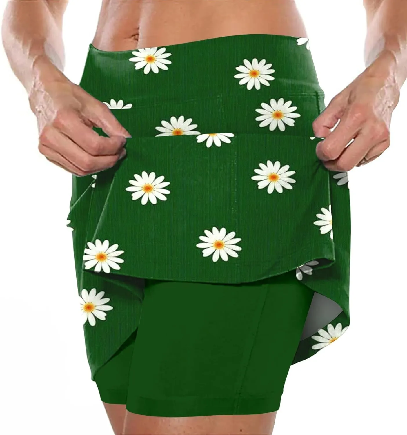 Summer Skirts for Women 2023 Trendy Knee Length Running Shorts for Men 5 inch 2 in 1 Mini Skirt Plus Size Sexy