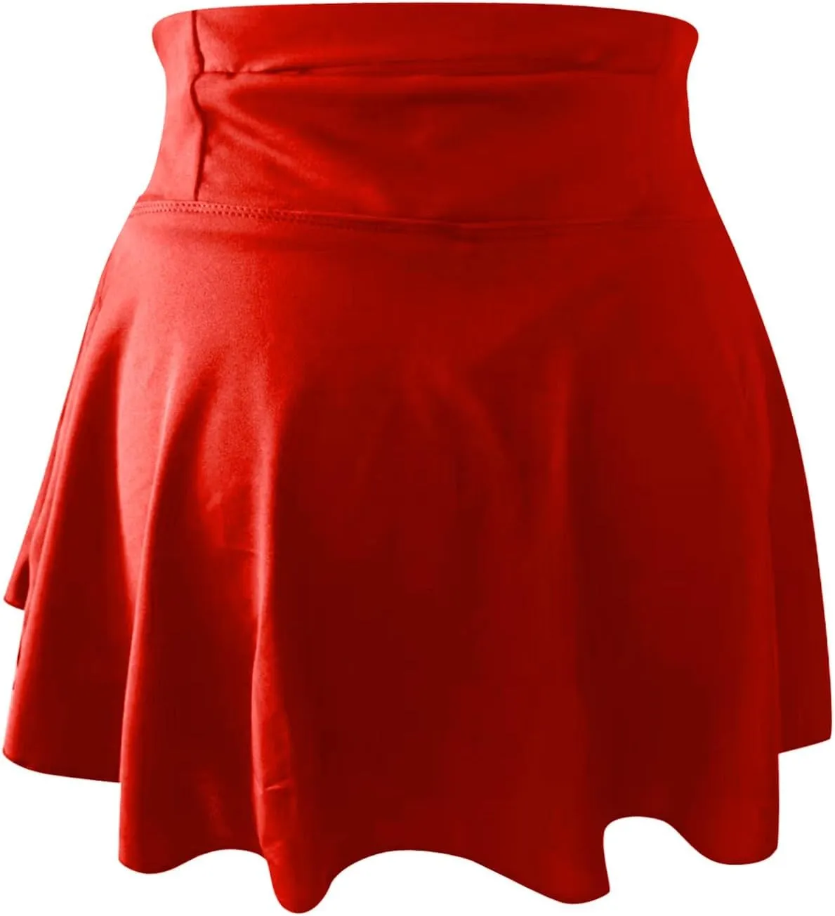 Tennis Skirt Pleated Skorts for Woman Double Ruffle Golf Skirts with Pockets Tummy Control Athletic Skorts for Woman