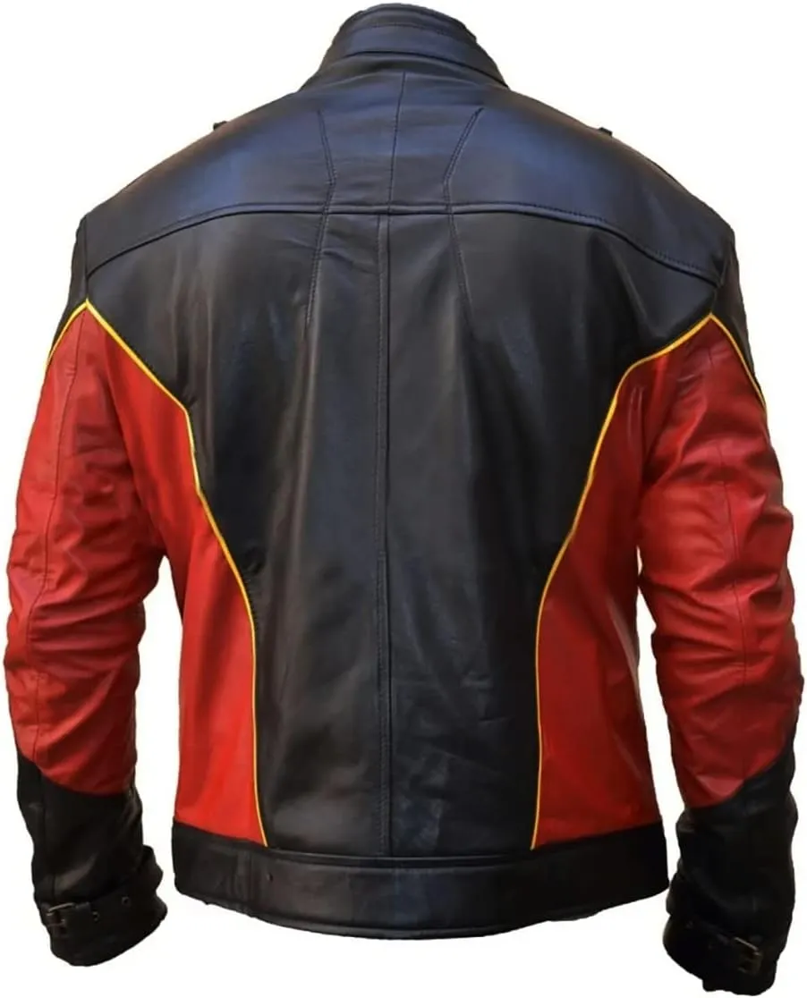 Tim Drake Robin Faux Leather Jacket Movie Design Replica