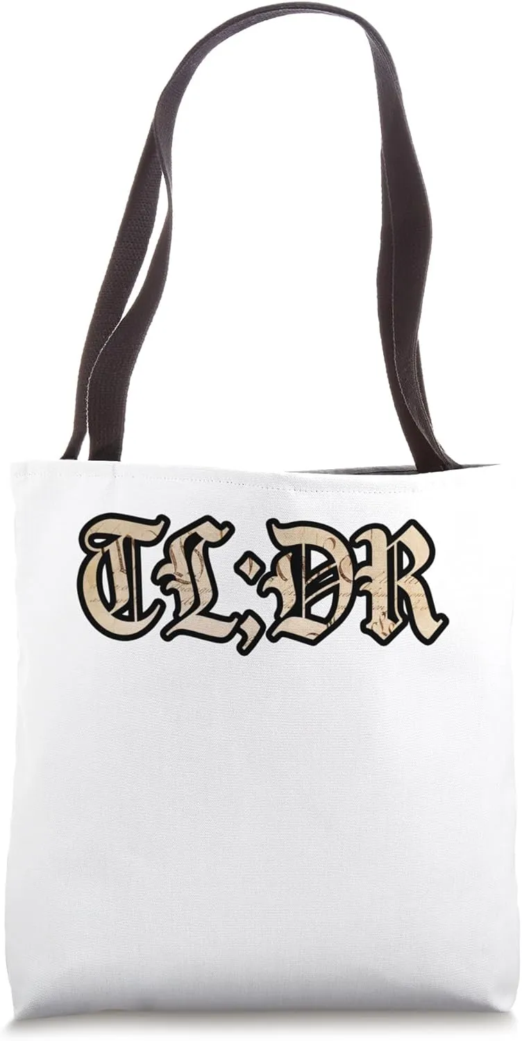 TL;DR - The Constitution Tote Bag