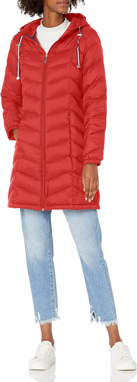 Tommy Hilfiger Women's Mid-length Down Packable Jacket