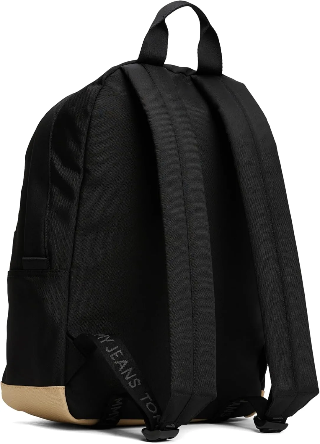 Tommy Jeans Men's Essential Daily Backpack with Laptop Sleeve, Black, One Size