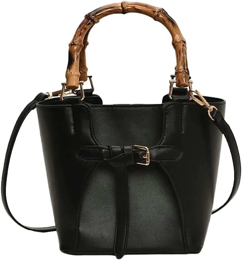 Top Handle Shoulder Crossbody Bag Elegant Bucket Bag Satchel Purse for Travel 2025
