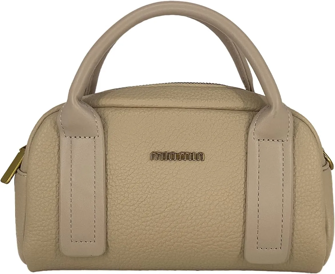 Top Handle Tote for Women, Vegan Leather Structured Work Bag with Zippered Compartments