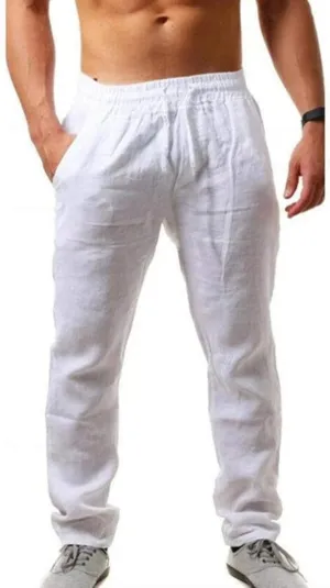 Trousers for Men,Men Fitness Hiking Casual Sweatpant Outfits Baggy Loose Fit Joggers Pants Mens Lightweight Work Pants