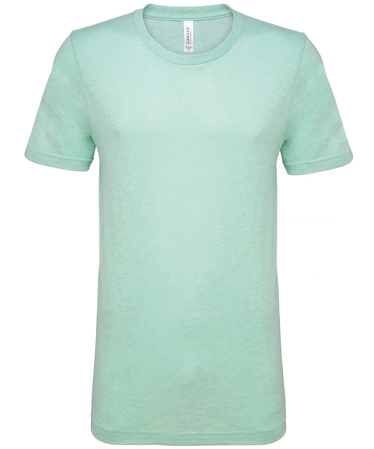 Unisex heather CVC short sleeve t-shirt | Heather Prism Mint