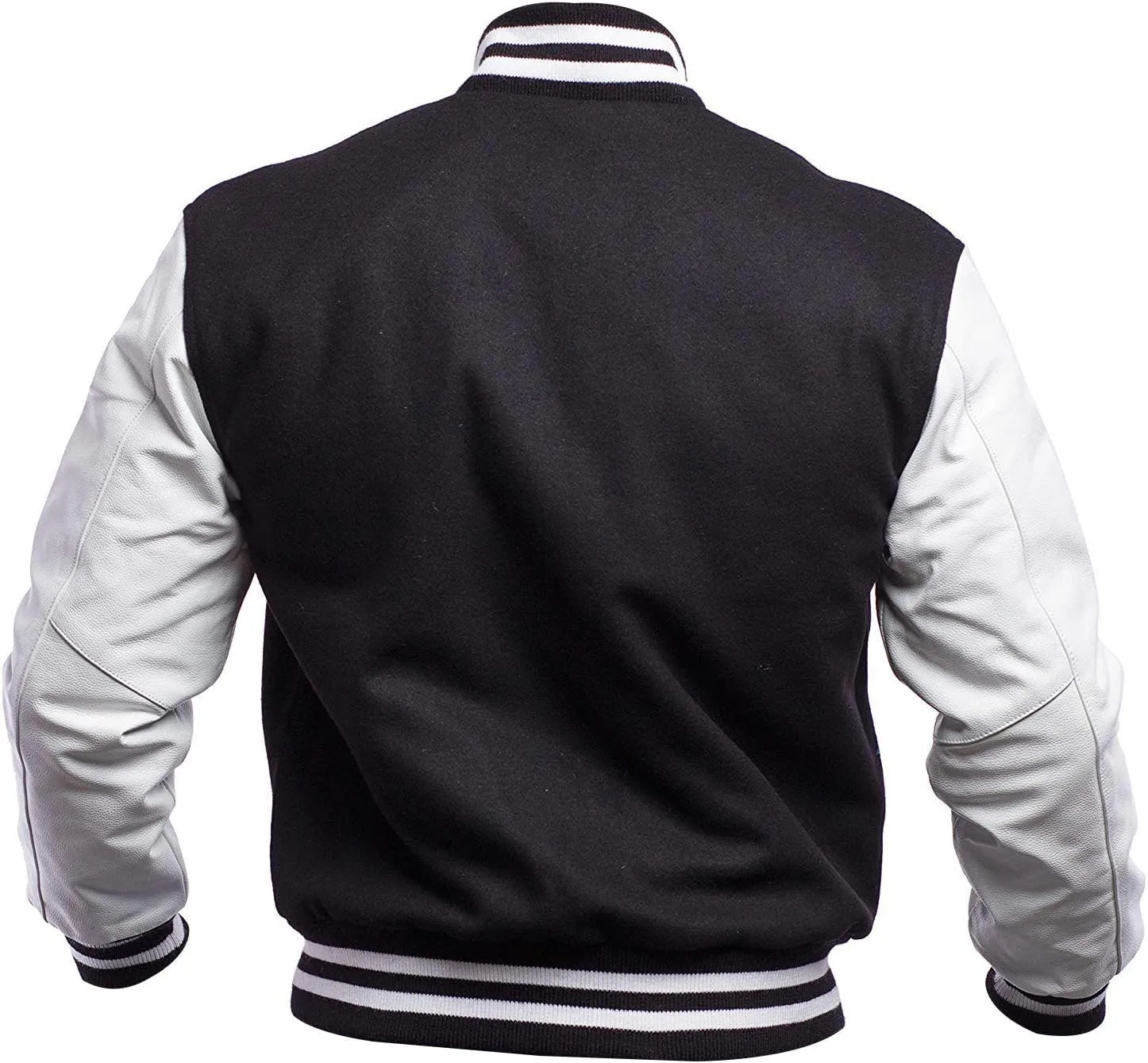 Unisex Women/Mens Varsity Letterman Jacket | College Baseball High School Bomber Wool   Faux Leather Jacket