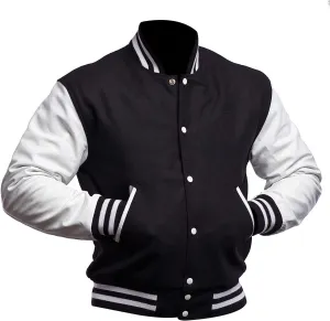 Unisex Women/Mens Varsity Letterman Jacket | College Baseball High School Bomber Wool   Faux Leather Jacket