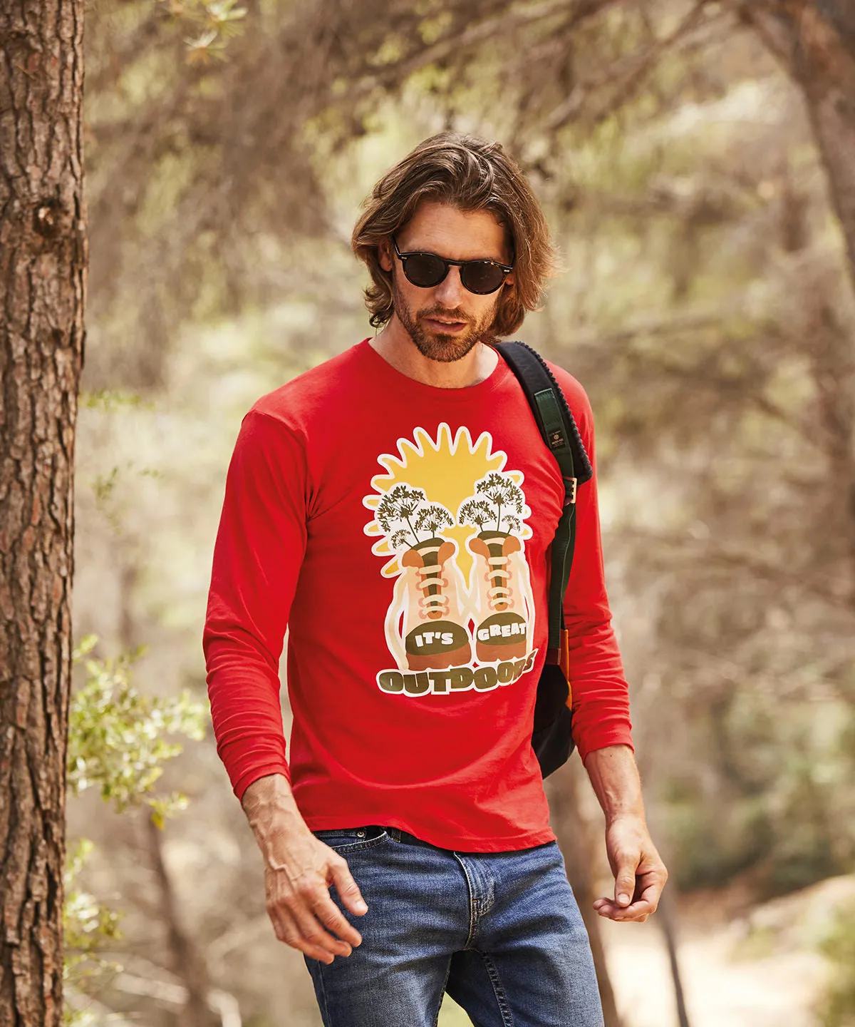 Valueweight long sleeve T | Royal Blue