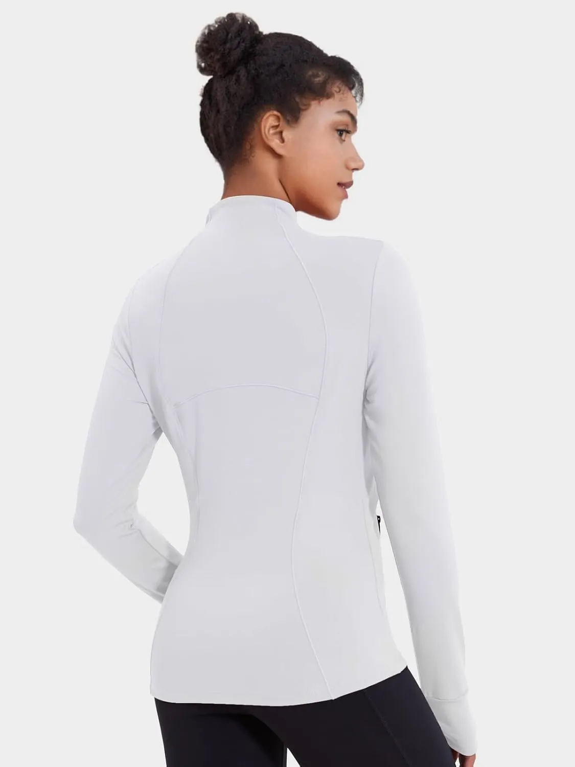 VUTRU Women's Workout Jacket Zip Up Athletic Lightweight Running Yoga Jacket with Pockets