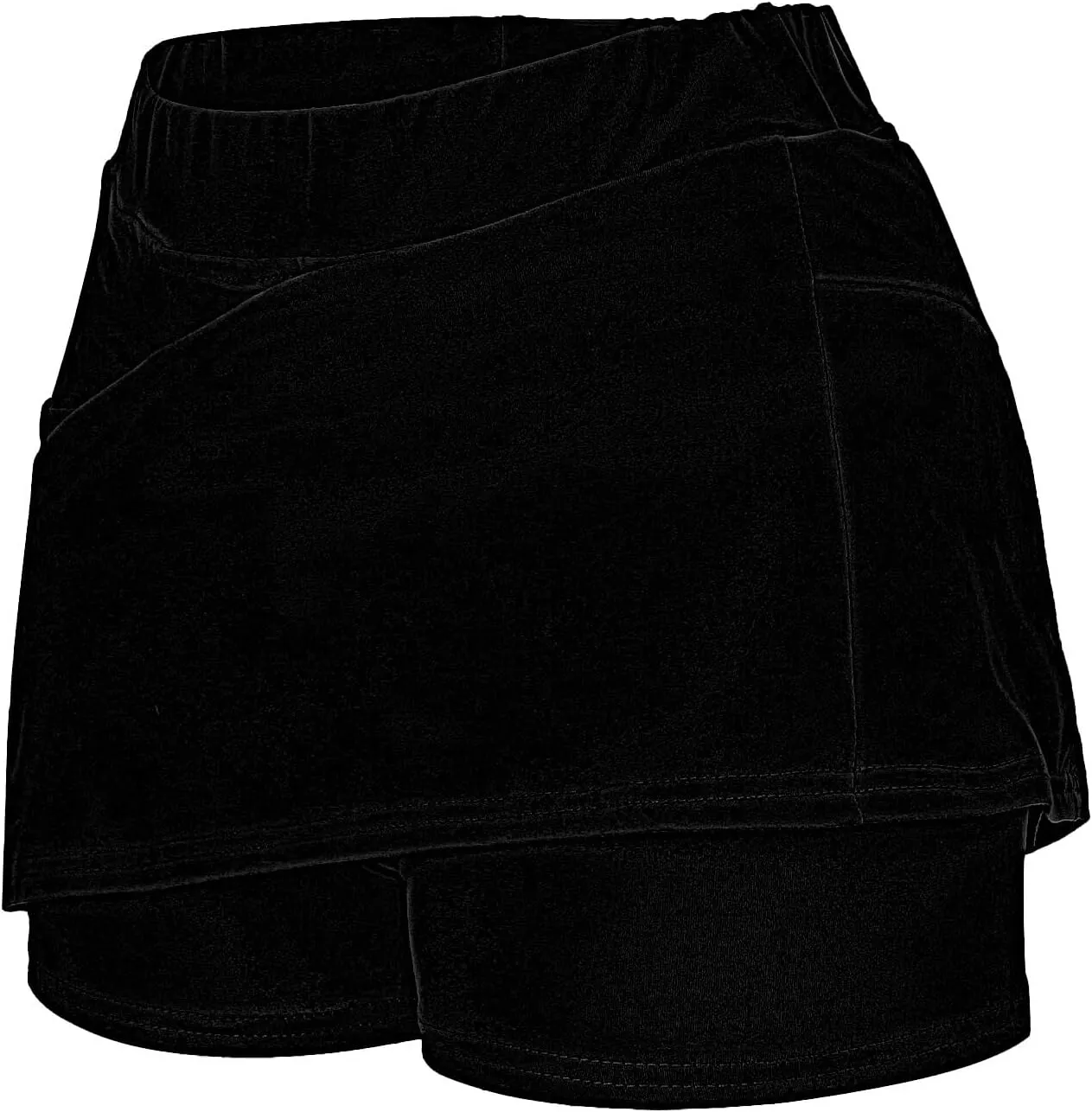 Womans Tennis Golf Skirts High Waisted Workout Athletic Skirt with Shorts Underneath Quick Dry Gym Running Skirt