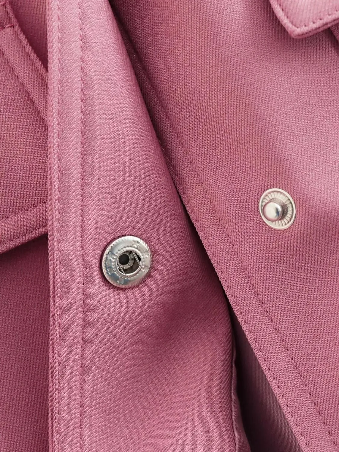 Women's Cropped Bomber Jacket Long Sleeve Lightweight Casual Button Down Baseball Varsity Jacket with Pockets