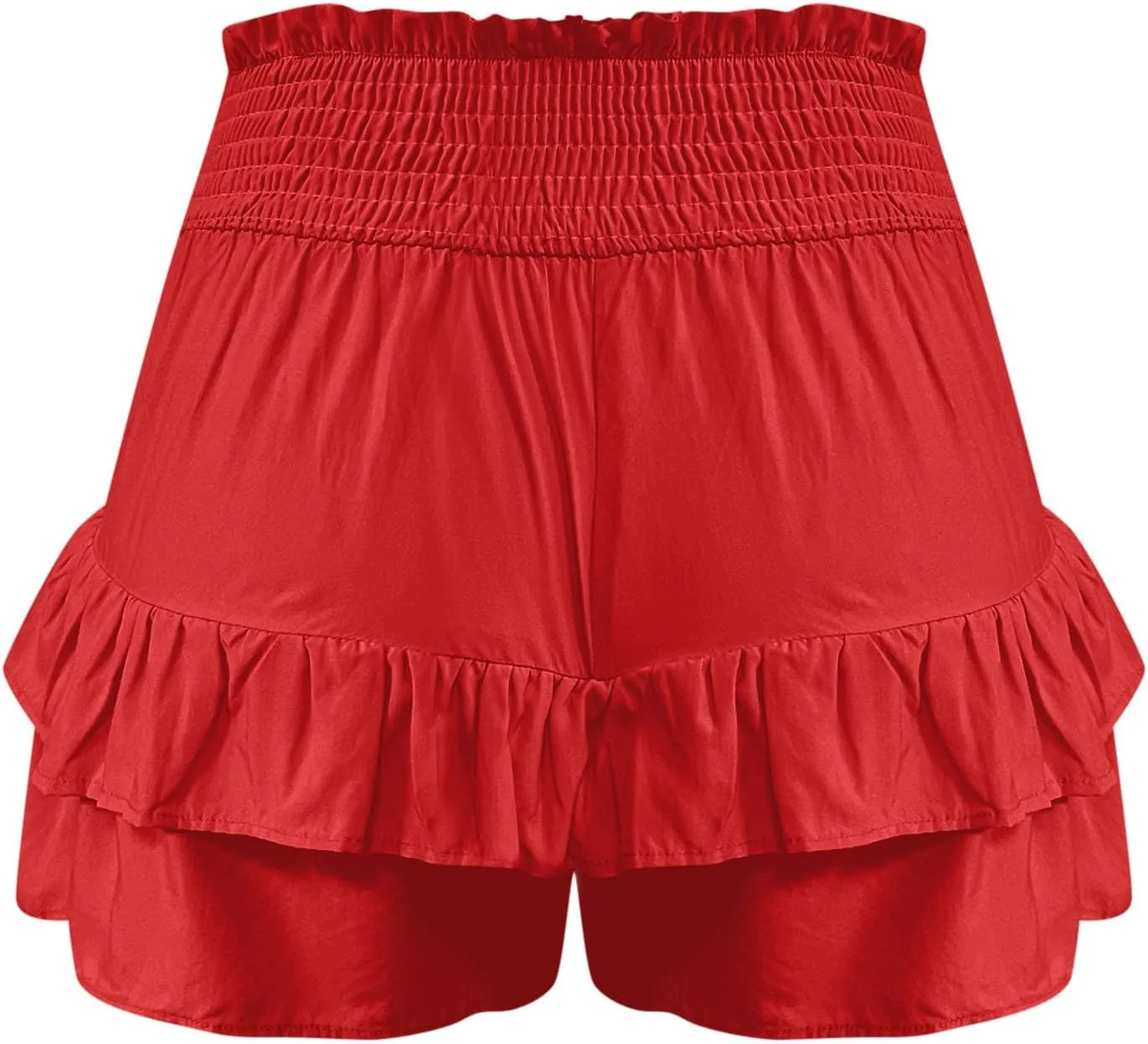 Womens High Waisted Ruffle Shorts Flowy Workout Running Tennis Skorts Baggy Summer Casual Cute Beach Short Pants 2025