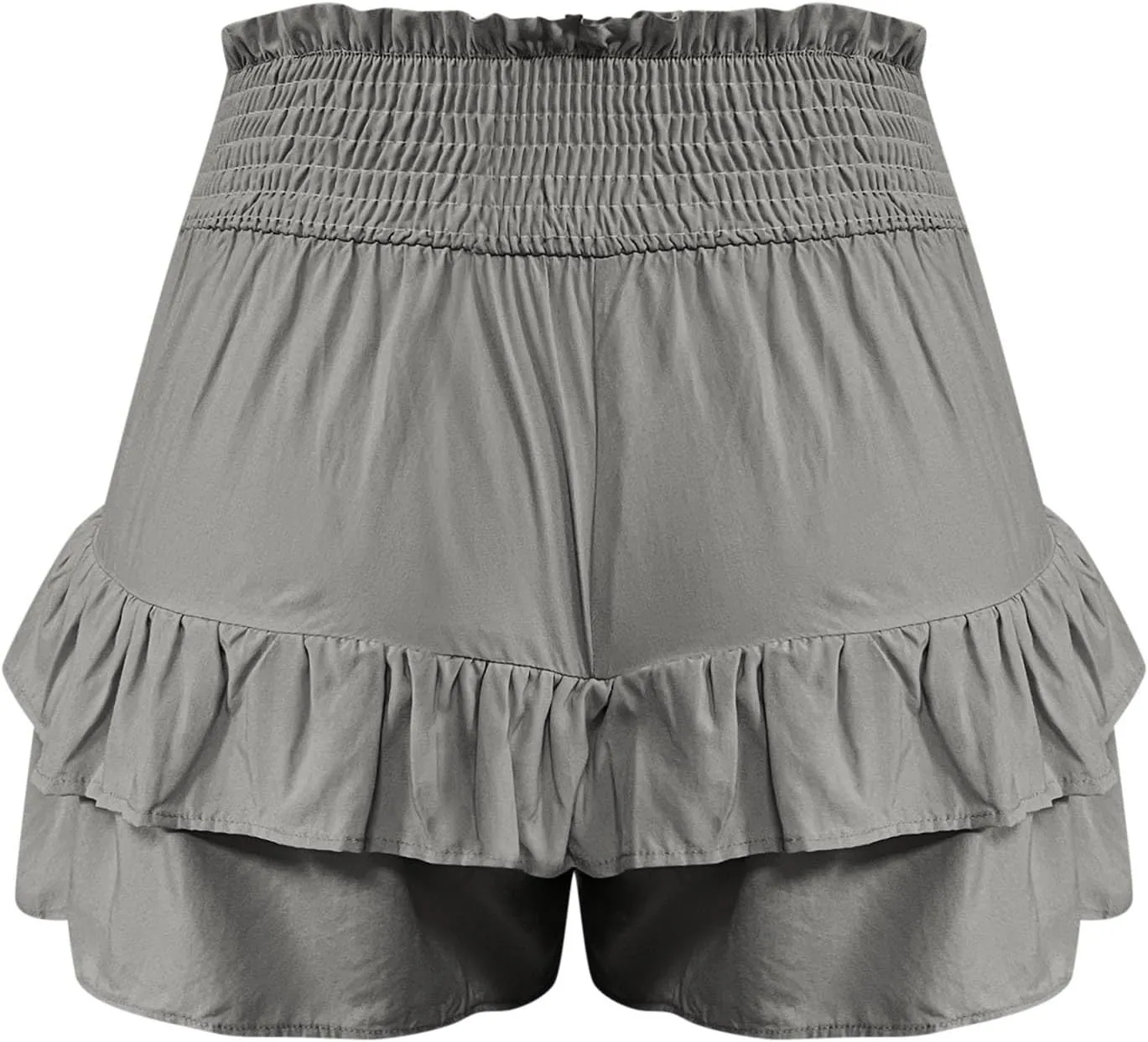 Womens High Waisted Ruffle Shorts Flowy Workout Running Tennis Skorts Baggy Summer Casual Cute Beach Short Pants 2025