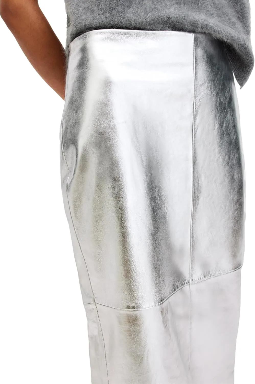Women's Renai Slim Fit Leather Pencil Skirt