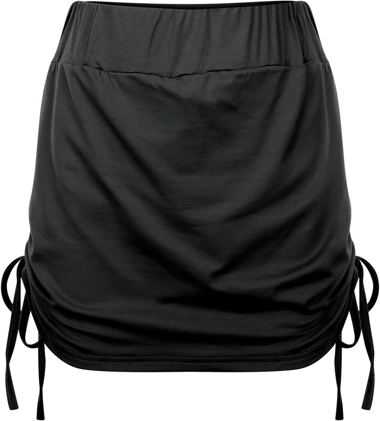 Womens Shirred Skirt Skorts High Waist Athletic Sports Yoga Skirt Tummy Control Dressy Casual Pleated Golf Skorts