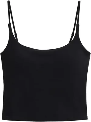 Women's Square Neck Camisole Tank Top Summer Slim Fit Casual Solid Color Camisole