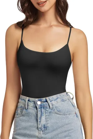 Women's Square Neck Tank Top Spaghetti Strap Shirt Summer Going Out Basic Camisole