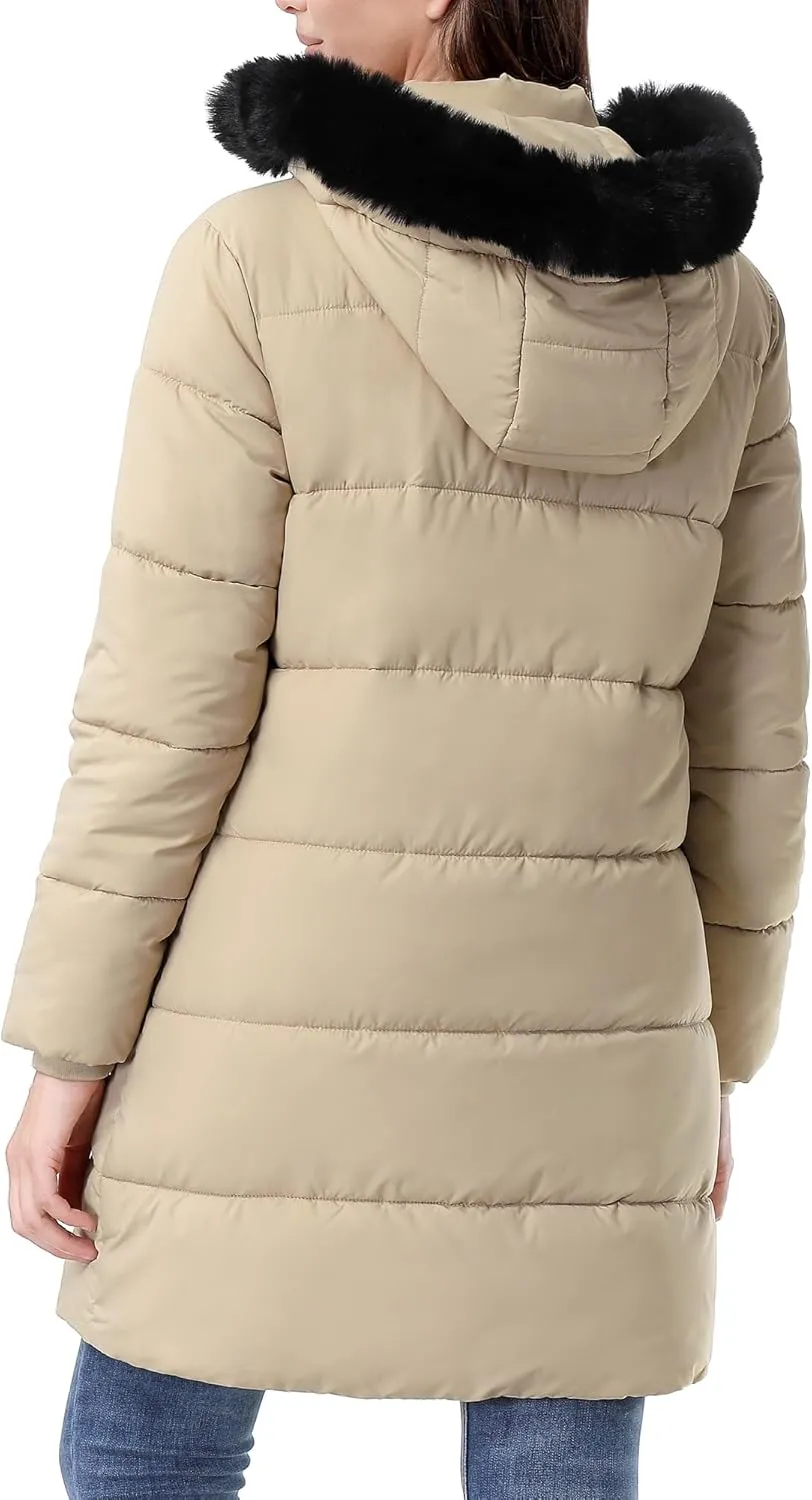 Women's Warm Winter Coat Waterproof Long Puffer Jacket Thickened Down Jacket