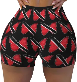 Women's Workout Shorts Casual Athletic Shorts Biker Sport Short Pants Seamless Scrunch Pant Elastic Waist Hot Pants