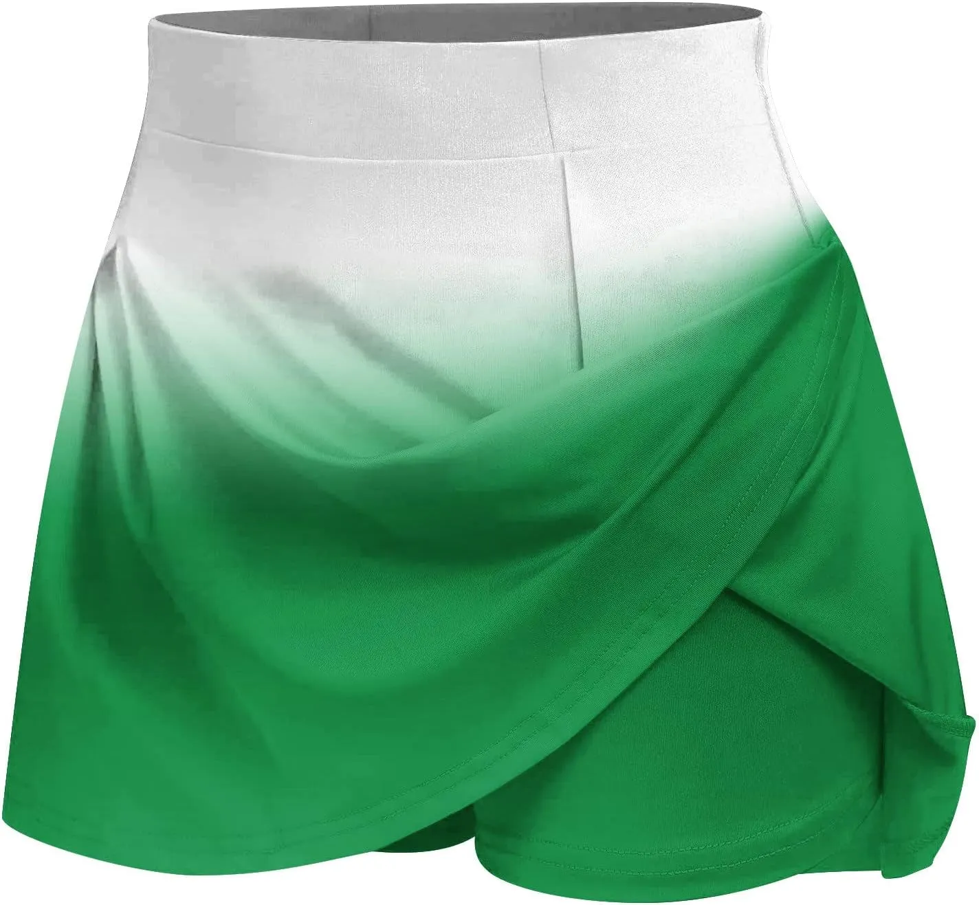 Workout Shorts Women Pleated Tennis Skirts Athletic Stretchy Short Dressy 2025 Summer Yoga Fake Two Piece Clothes