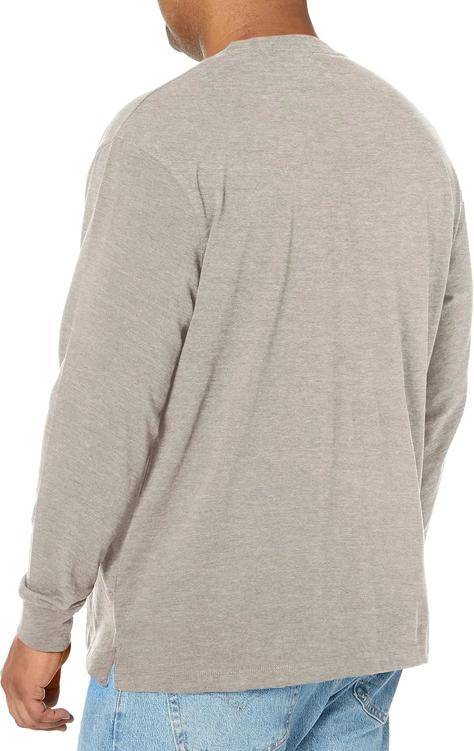 Wrangler Men's Long Sleeve Solid Henley Shirt