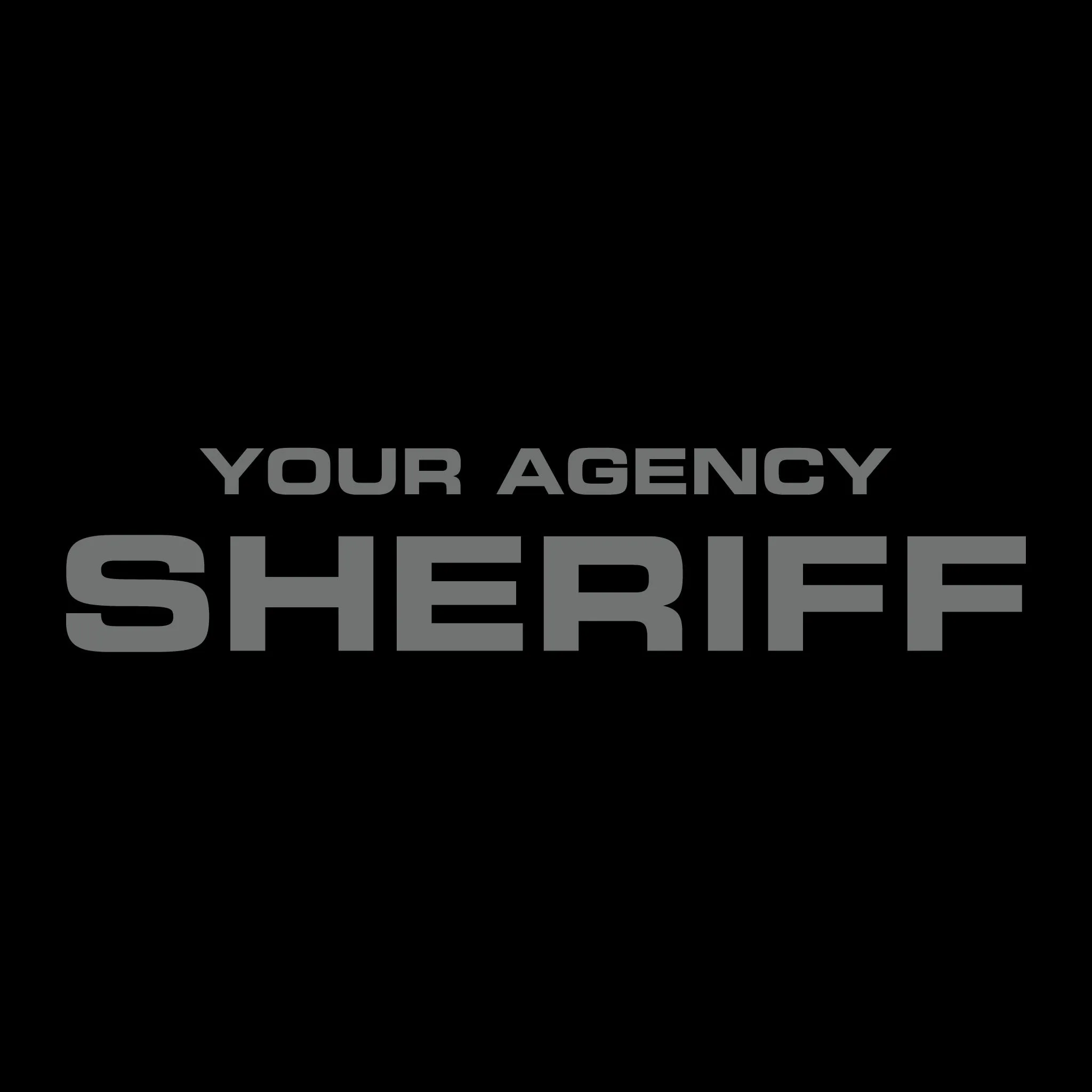 [YOUR AGENCY] SHERIFF Soft Shell Jacket